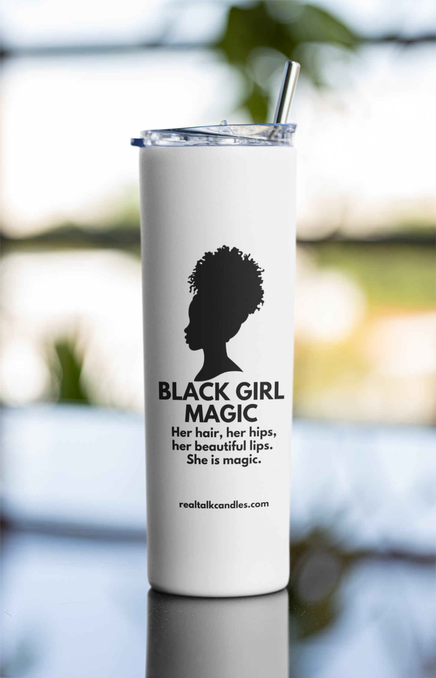 Real Talk Tumbler - Black Girl Magic